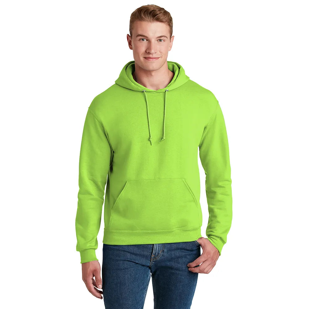 JERZEES - NuBlend Pullover Hooded Sweatshirt Decorated - Neon Pink