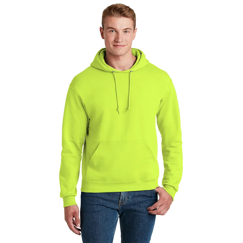 JERZEES - NuBlend Pullover Hooded Sweatshirt Decorated - Safety Orange