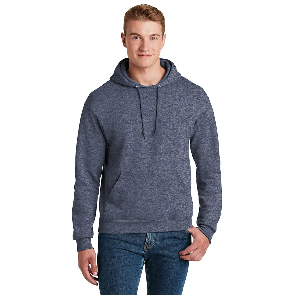 JERZEES - NuBlend Pullover Hooded Sweatshirt Decorated - Vintage Heather Red