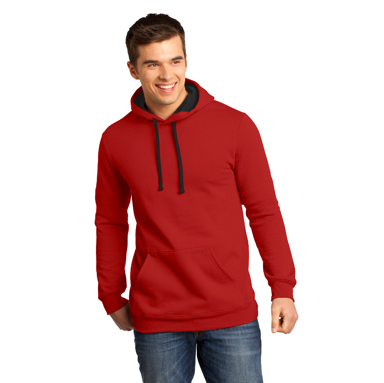 District The Concert Fleece Hoodie Decorated - New Red