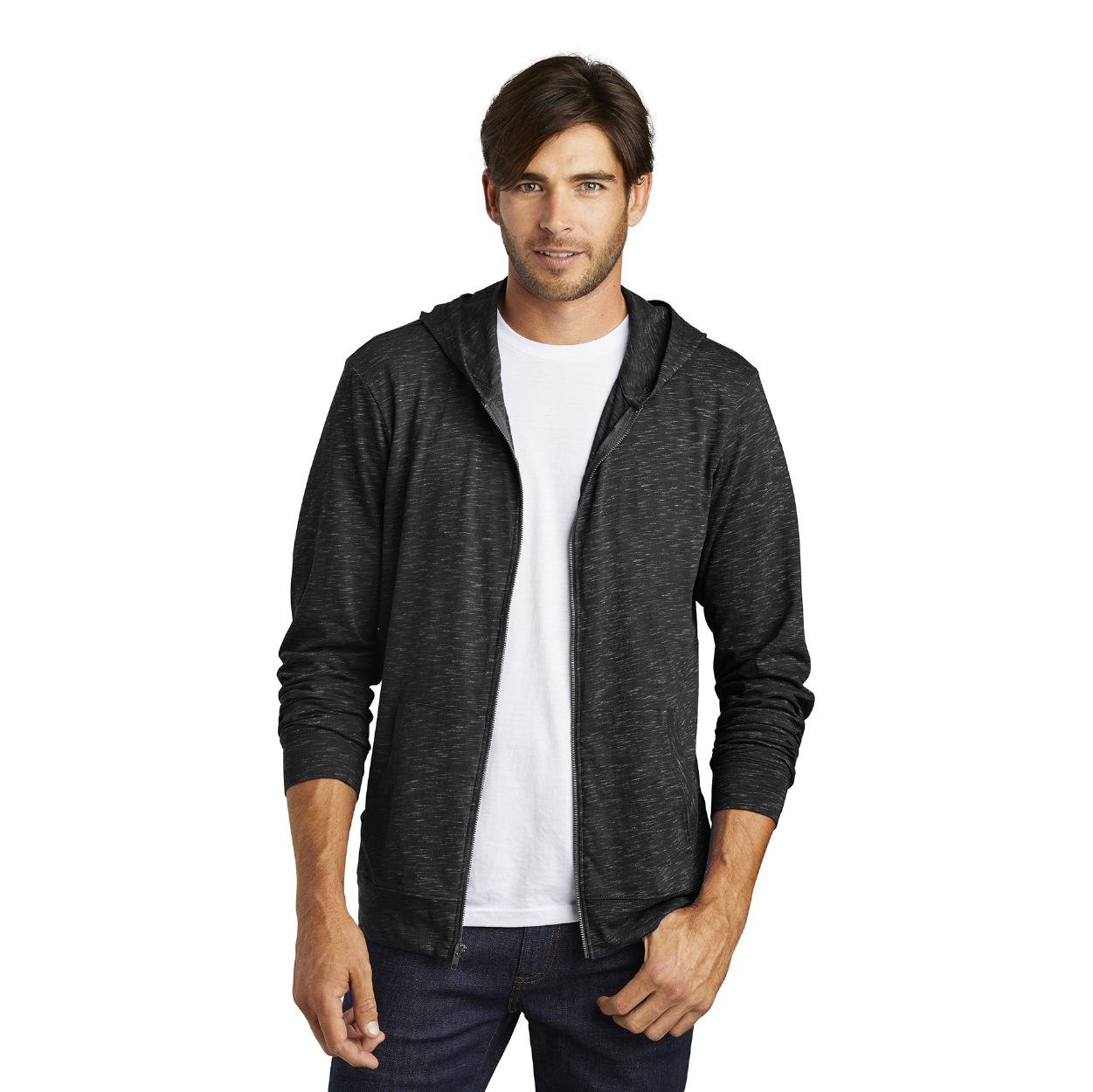 District Medal Full-Zip Hoodie Decorated