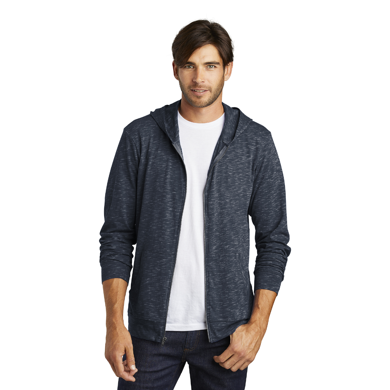 District Medal Full-Zip Hoodie Decorated