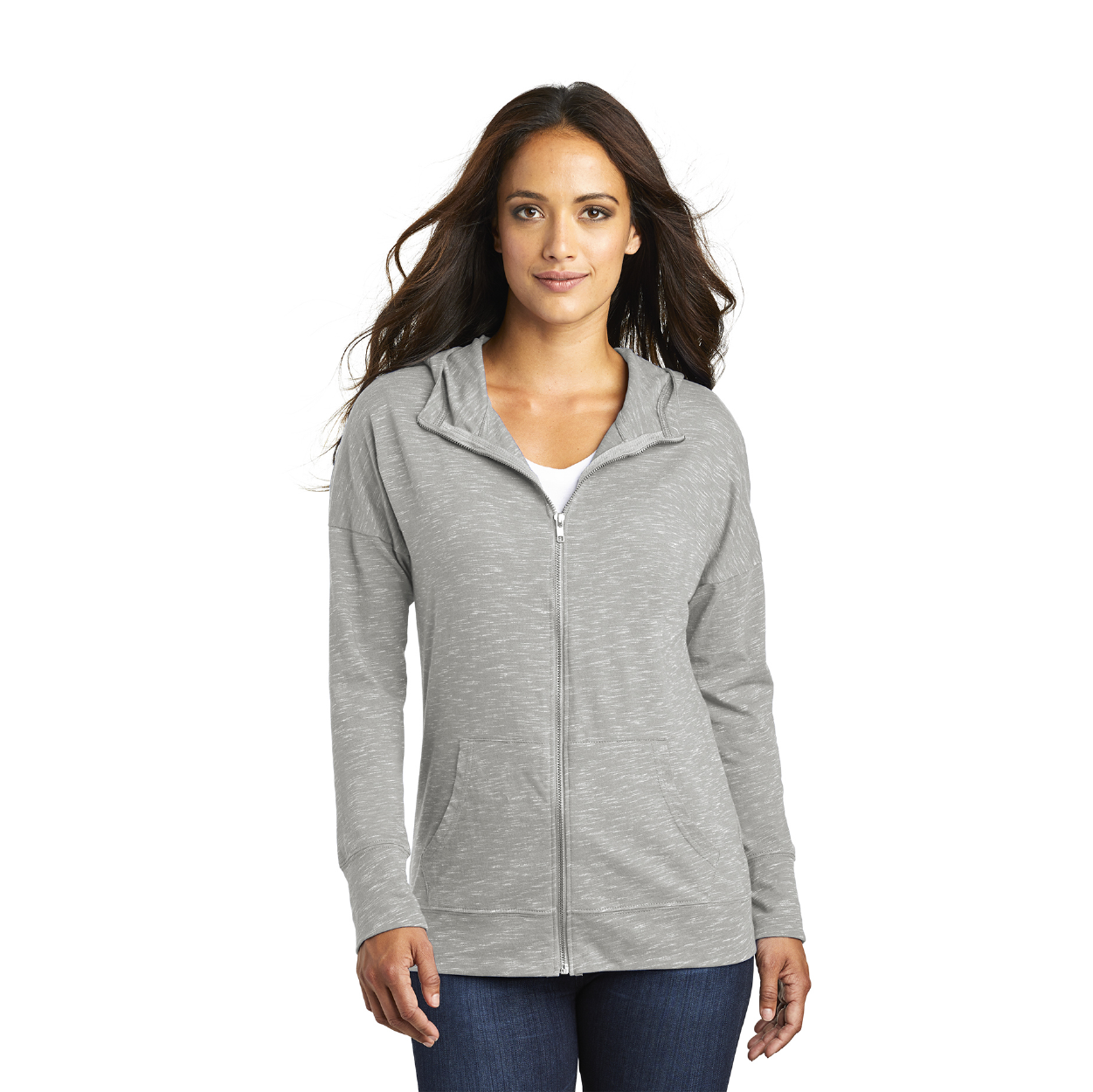 District Women’s Medal Full-Zip Hoodie Decorated