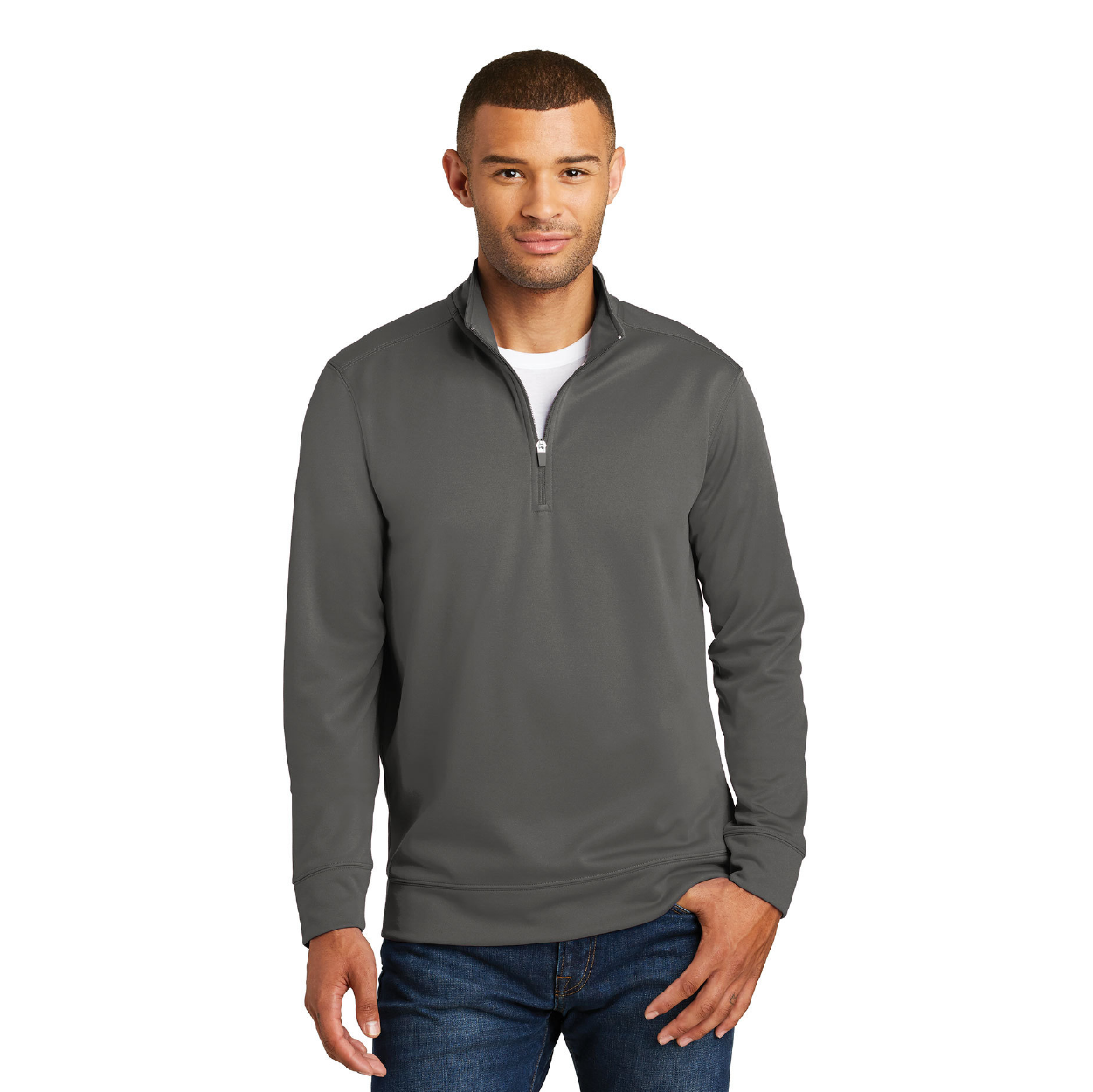 Port & Company Performance Fleece 1/4-Zip Pullover Sweatshirt Embroidered