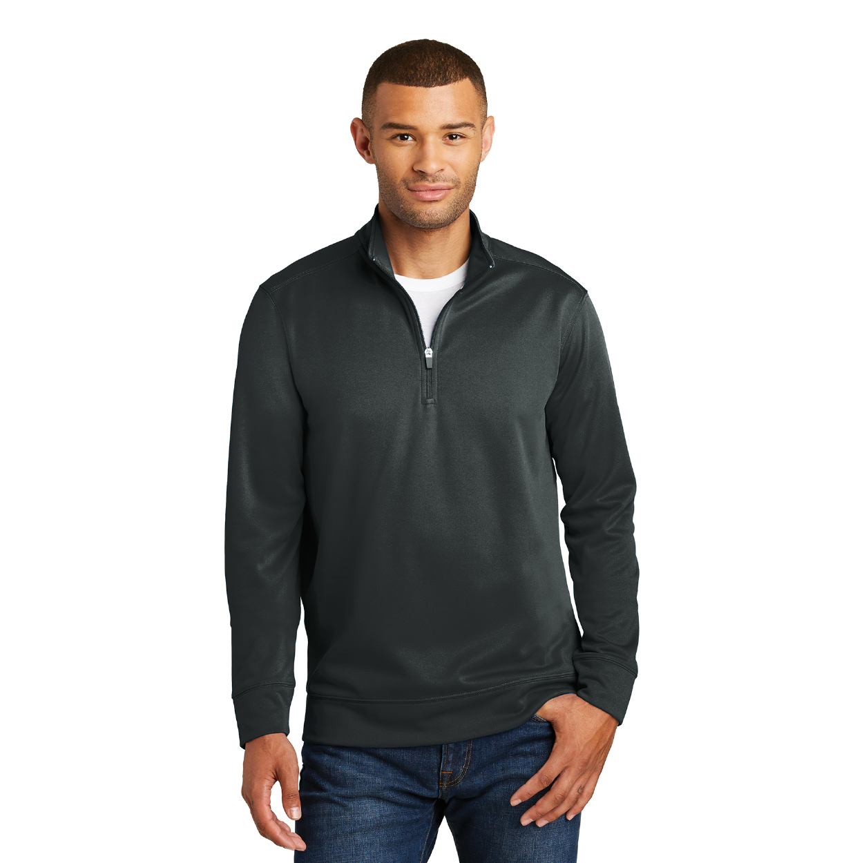 Port & Company Performance Fleece 1/4-Zip Pullover Sweatshirt Embroidered