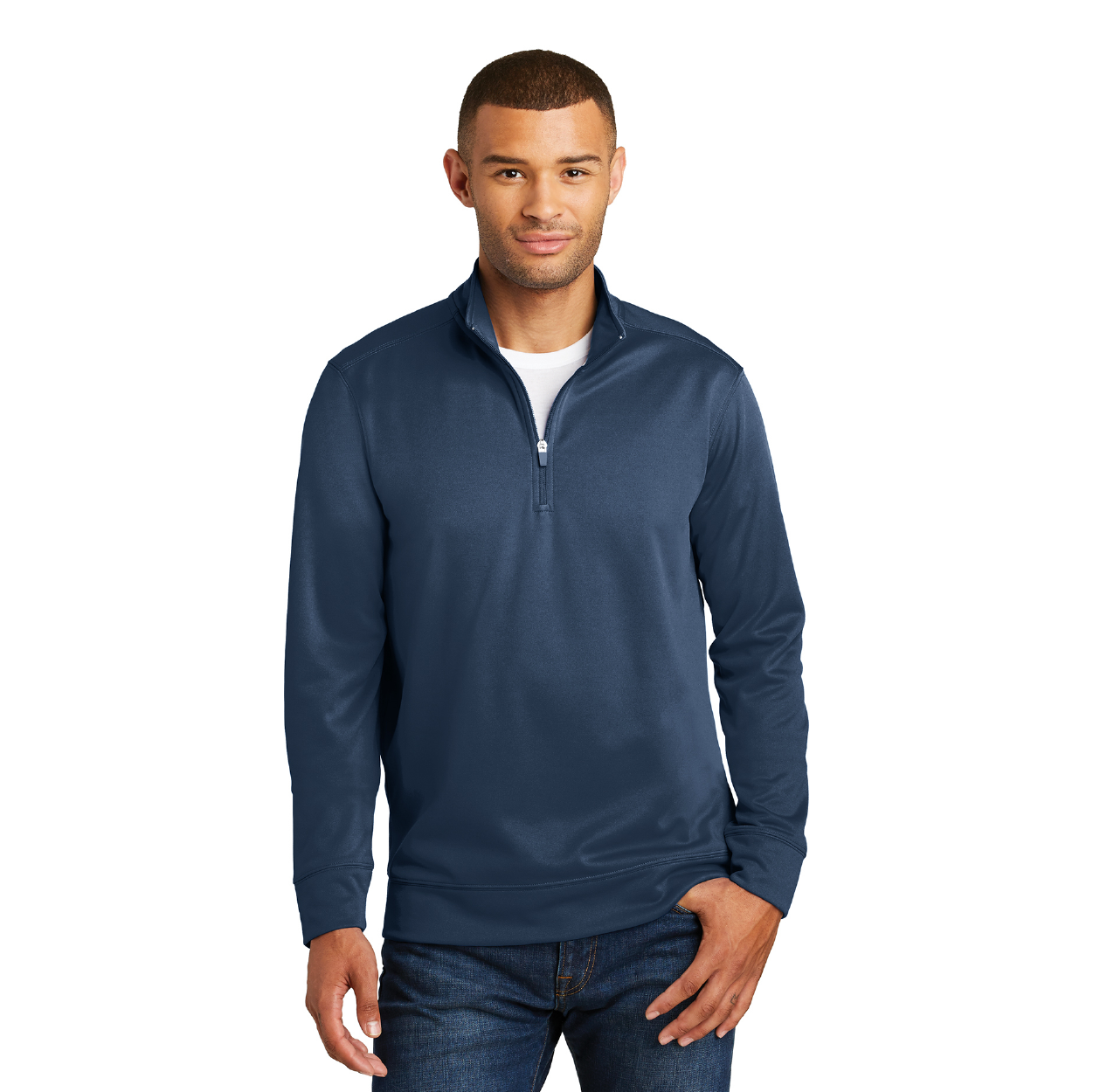 Port & Company Performance Fleece 1/4-Zip Pullover Sweatshirt Embroidered