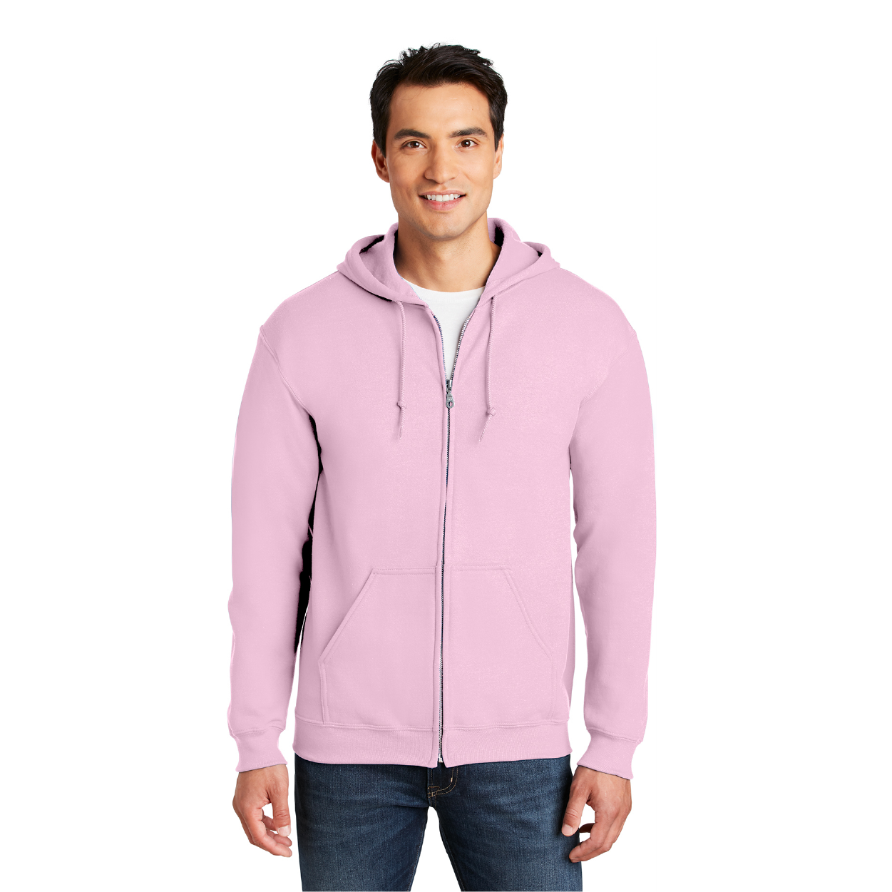 Gildan  Heavy Blend FullZip Hooded Sweatshirt Decorated