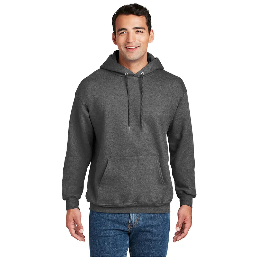 Hanes Ultimate Cotton - Pullover Hooded Sweatshirt Decorated - Oxford Gray