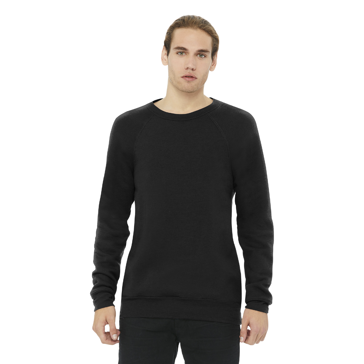 BELLA+CANVAS Unisex Sponge Fleece Raglan Sweatshirt Decorated