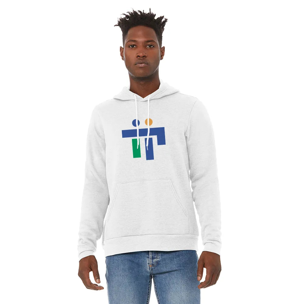 BELLA+CANVAS Unisex Sponge Fleece Pullover Hoodie Decorated - True Royal Blue (PMS 7684CP)