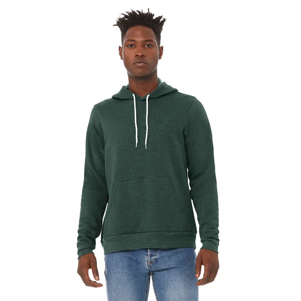 BELLA+CANVAS Unisex Sponge Fleece Pullover Hoodie Decorated