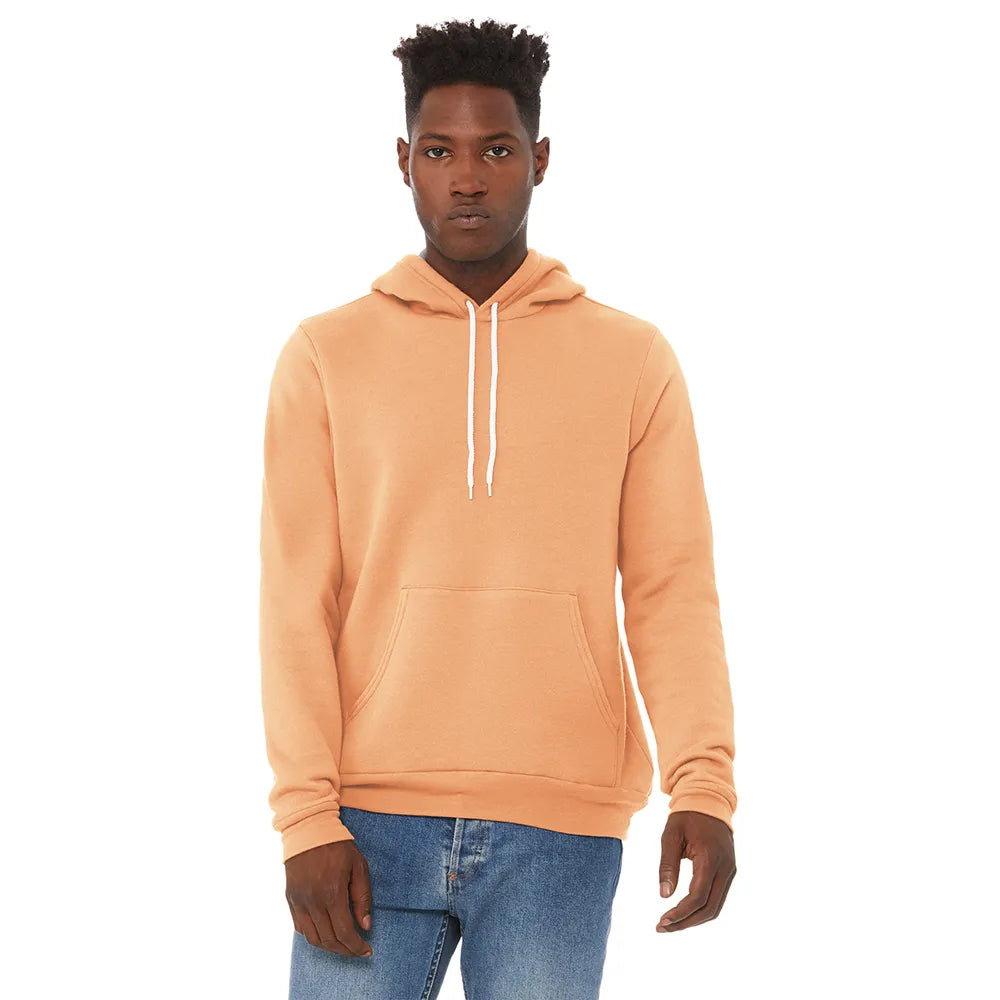 BELLA+CANVAS Unisex Sponge Fleece Pullover Hoodie Decorated