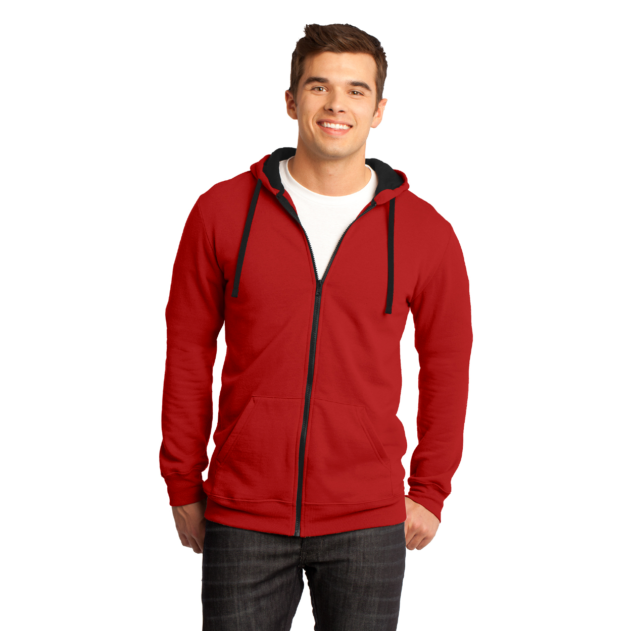 District The Concert Fleece Full-Zip Hoodie Decorated