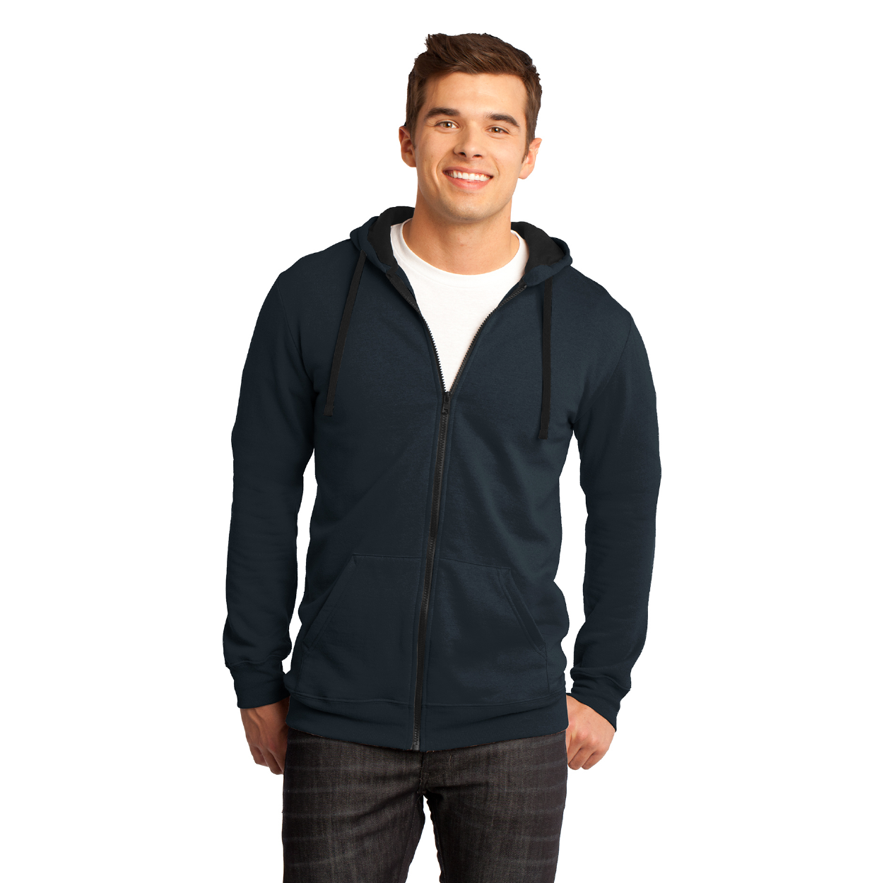 District The Concert Fleece Full-Zip Hoodie Decorated