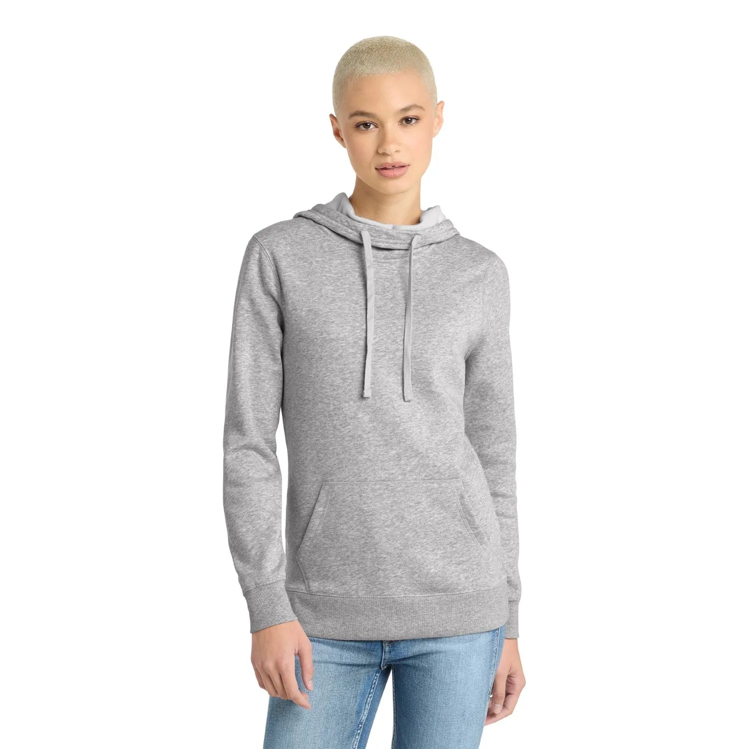 District Women’s Lightweight Fleece Hoodie Decorated
