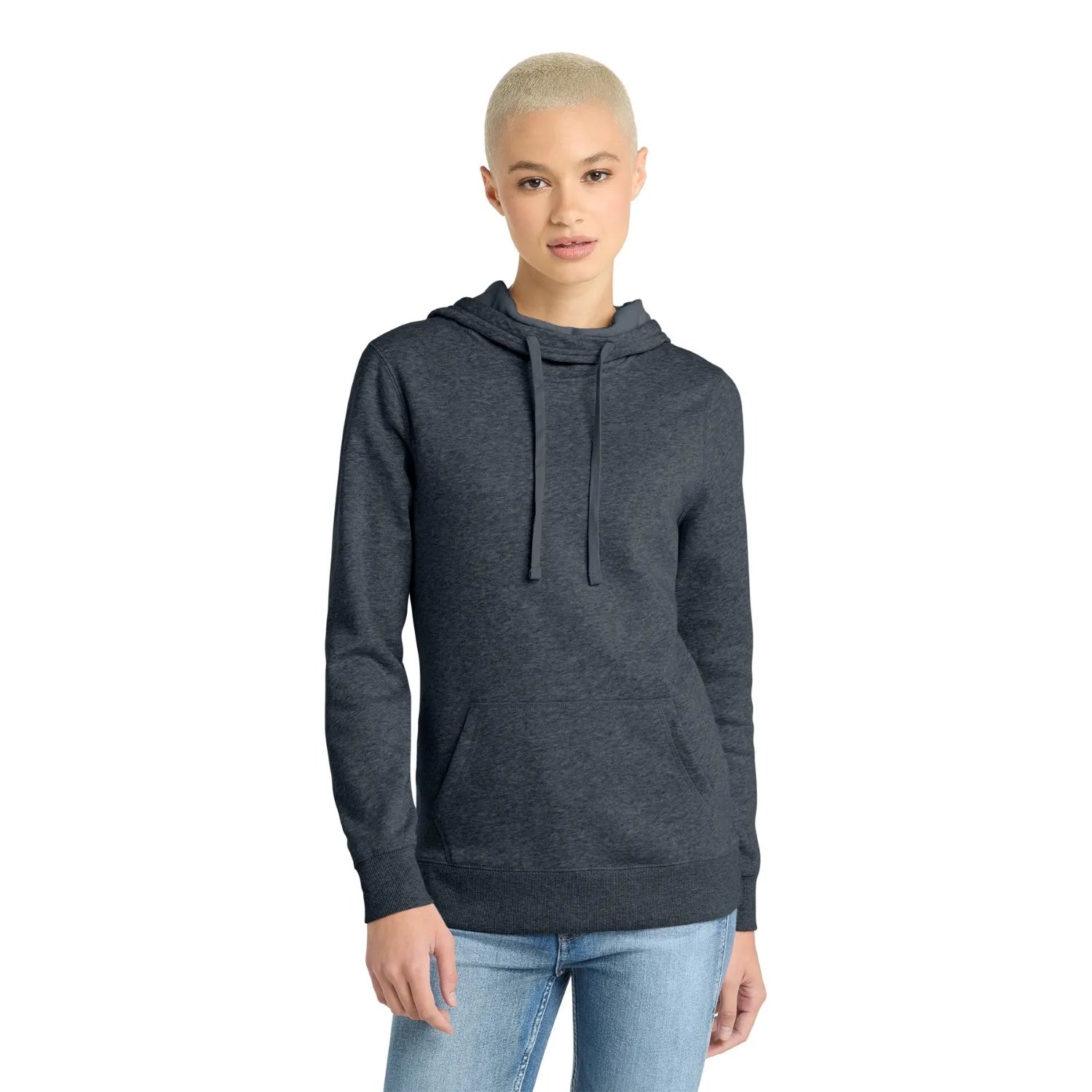 District Women’s Lightweight Fleece Hoodie Decorated