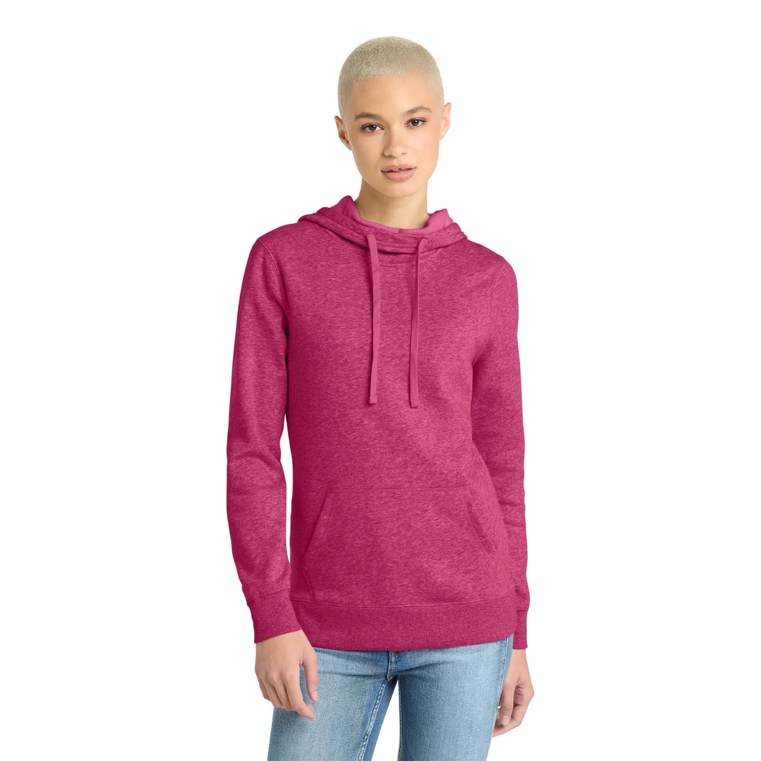 District Women’s Lightweight Fleece Hoodie Decorated