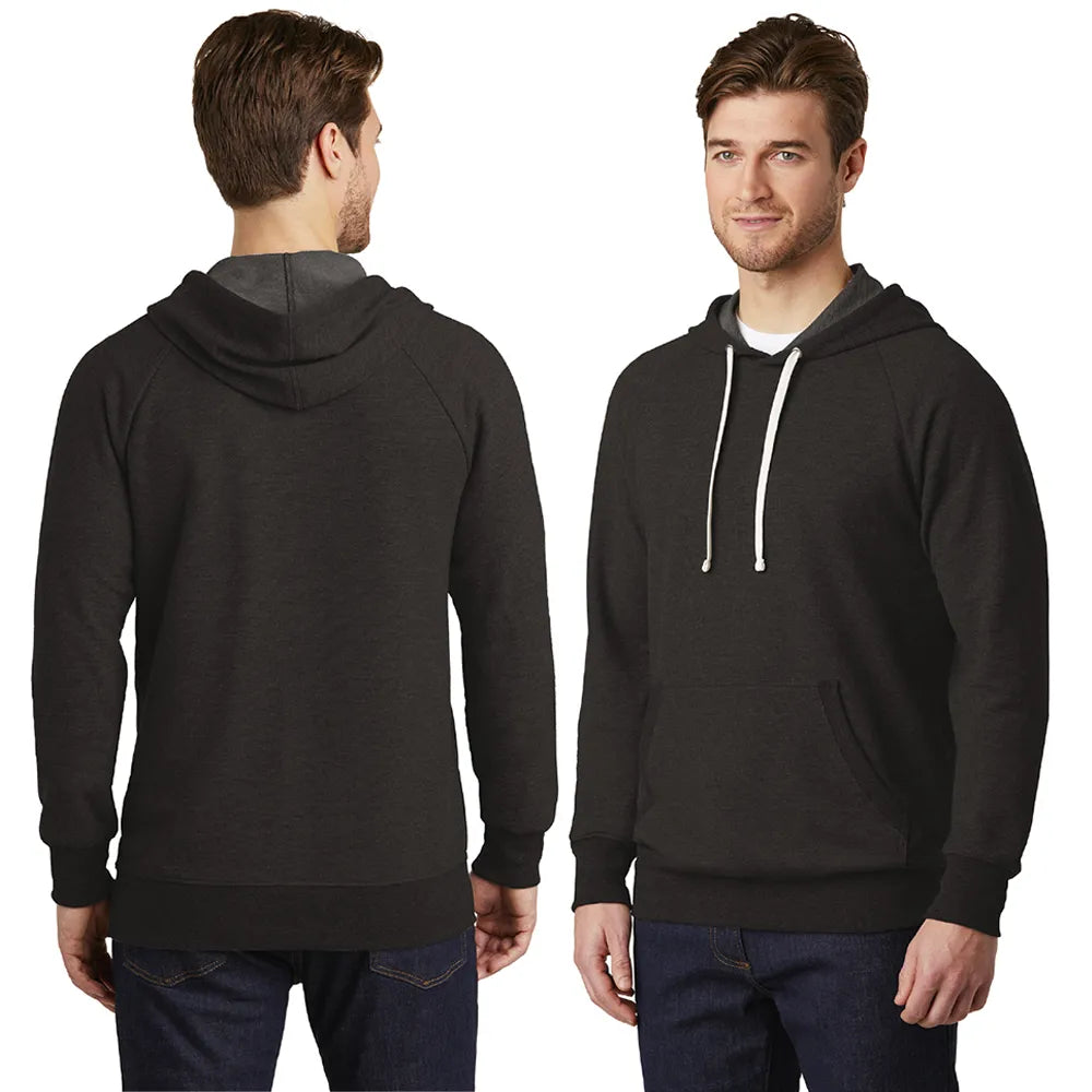 District Perfect Tri French Terry Hoodie Decorated - Grey Frost