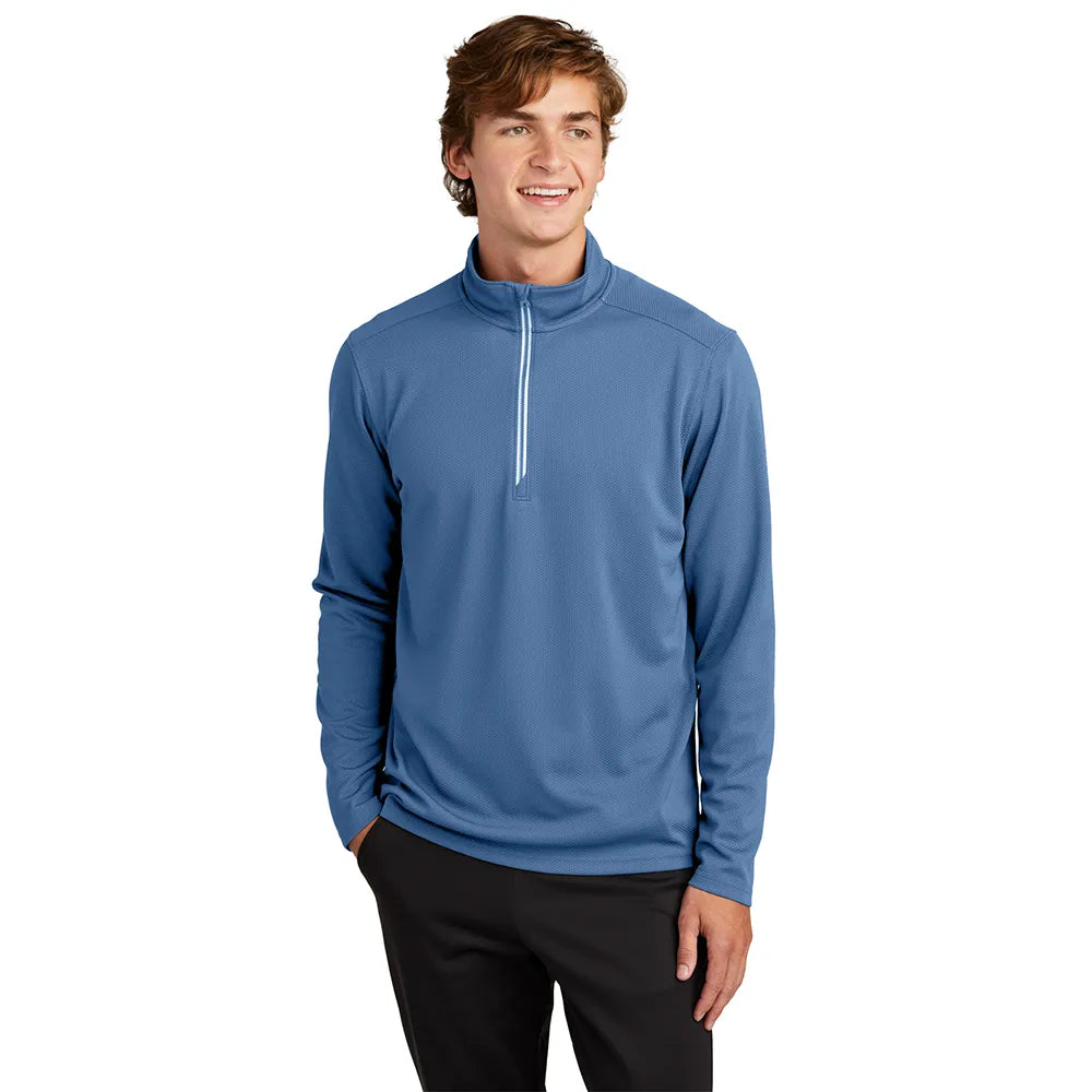 Sport-Tek Sport-Wick Textured 1/4-Zip Pullover Decorated