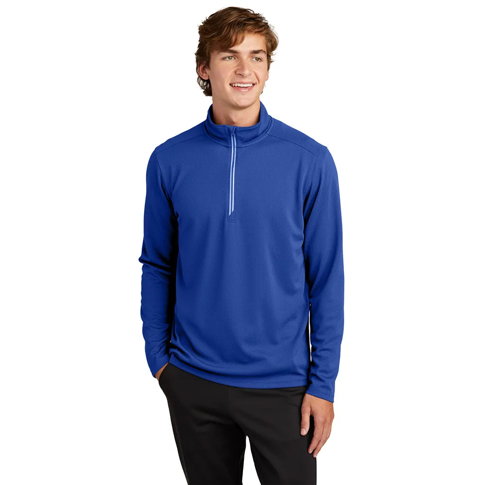 Sport-Tek Sport-Wick Textured 1/4-Zip Pullover Decorated