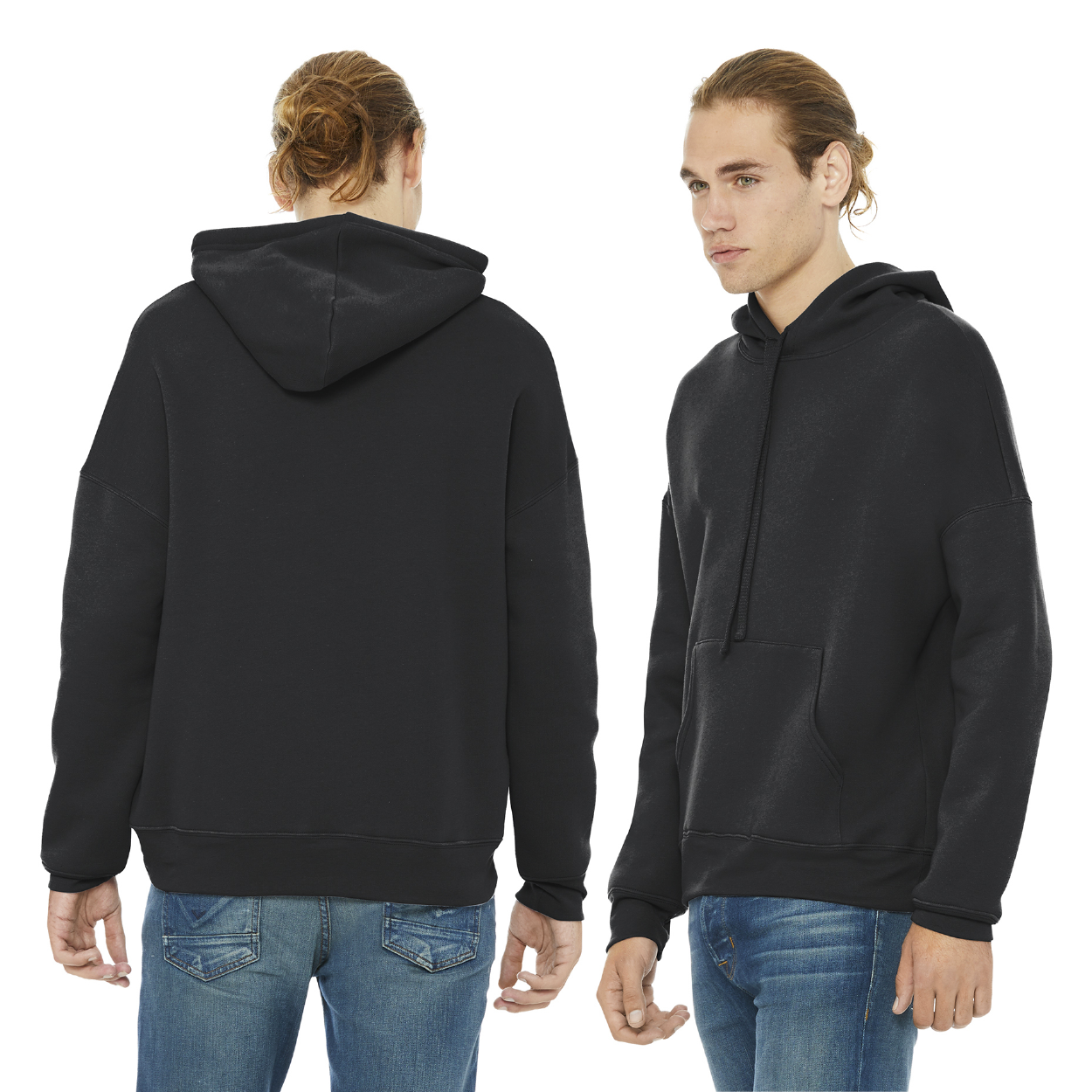 BELLA+CANVAS Unisex Sponge Fleece Pullover DTM Hoodie Decorated