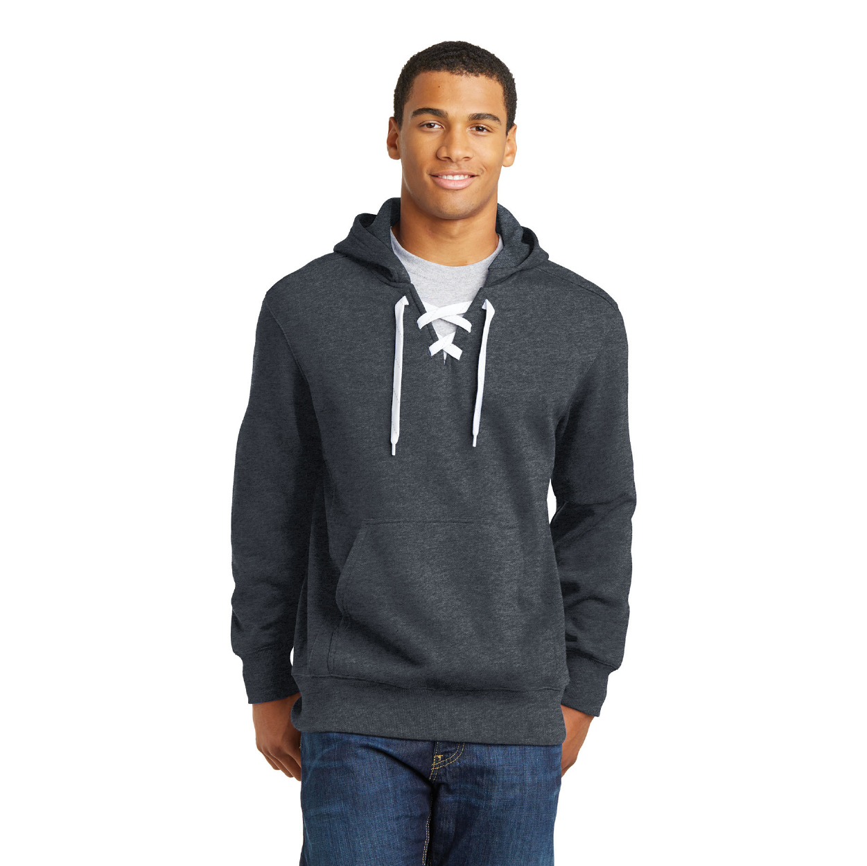 Sport-Tek Lace Up Pullover Hooded Sweatshirt Decorated