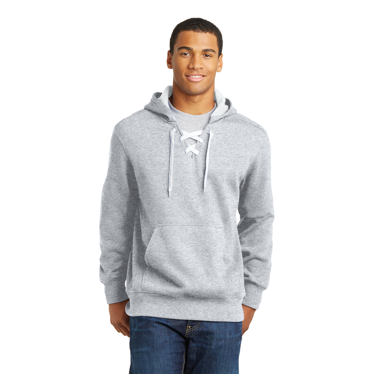 Sport-Tek Lace Up Pullover Hooded Sweatshirt Decorated