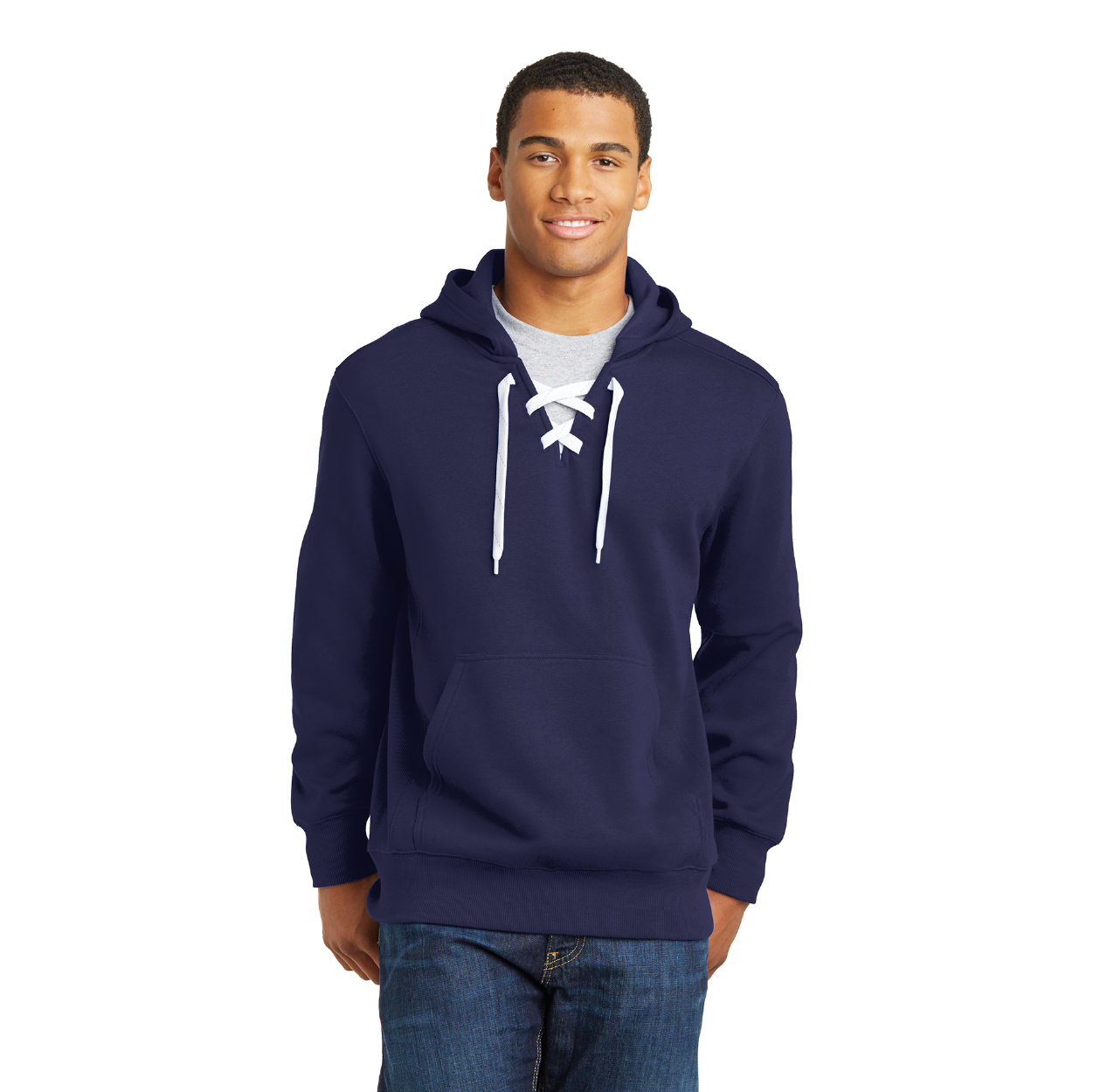 Sport-Tek Lace Up Pullover Hooded Sweatshirt Decorated