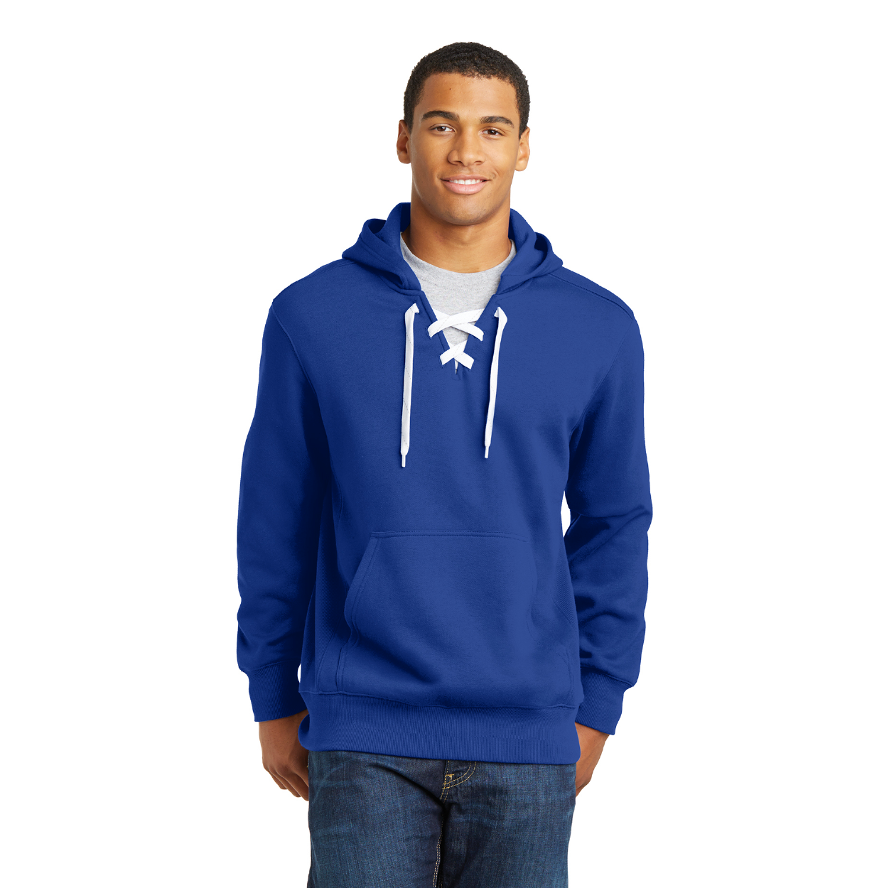 Sport-Tek Lace Up Pullover Hooded Sweatshirt Decorated