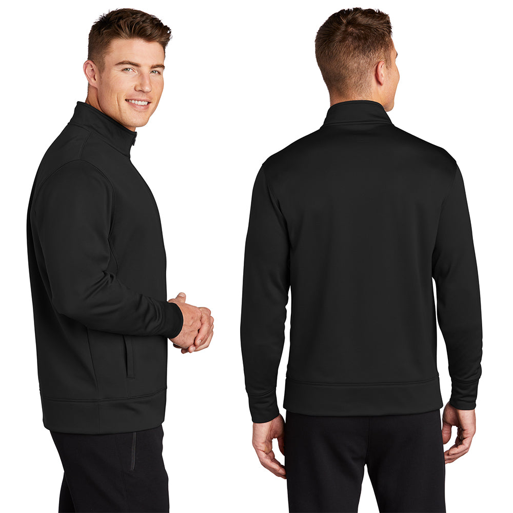 Sport-Tek Sport-Wick Fleece Full-Zip Jacket Decorated