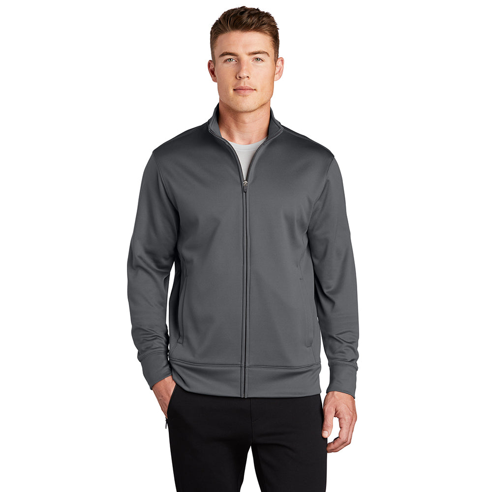 Sport-Tek Sport-Wick Fleece Full-Zip Jacket Decorated
