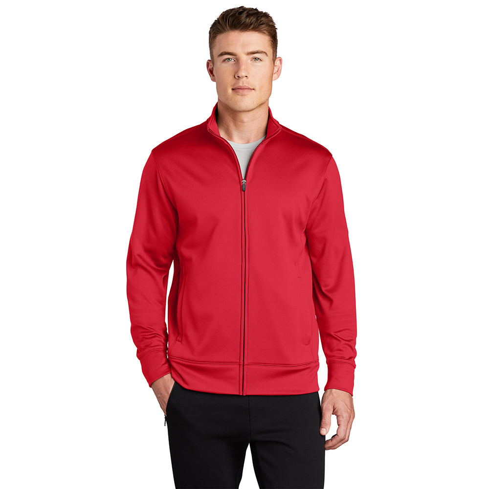 Sport-Tek Sport-Wick Fleece Full-Zip Jacket Decorated