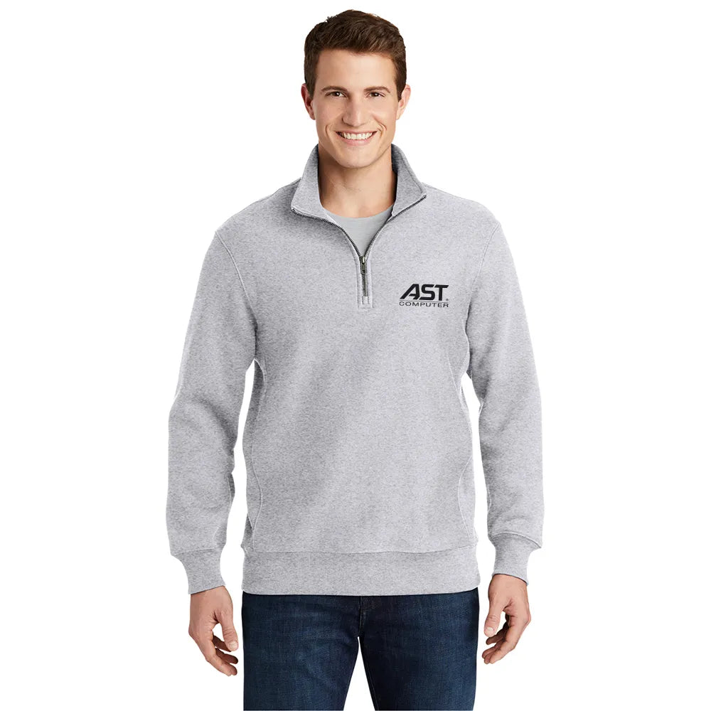 Sport-Tek Super Heavyweight 1/4-Zip Pullover Sweatshirt Decorated - Custom Logo