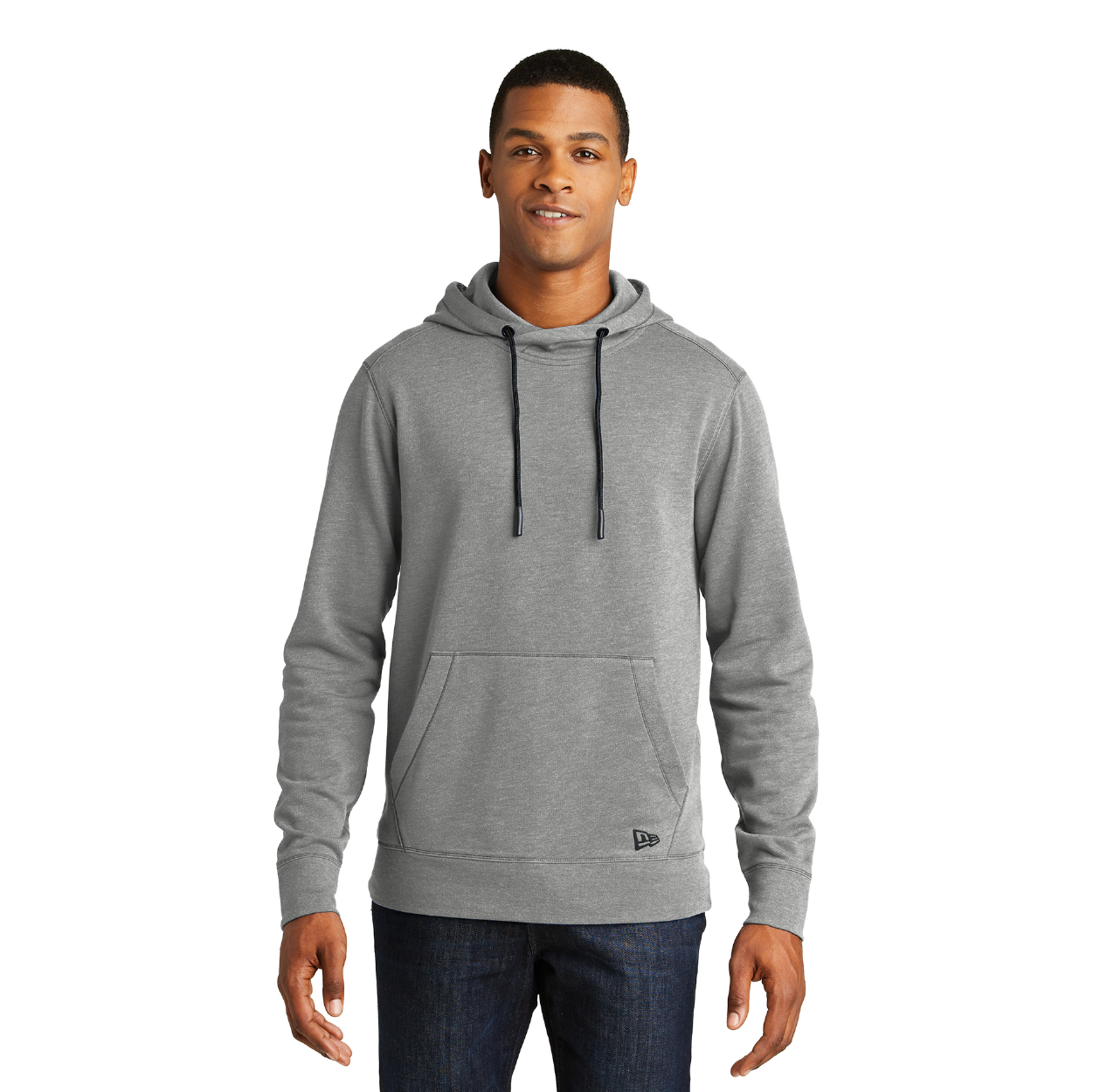 New Era Tri-Blend Fleece Pullover Hoodie Decorated