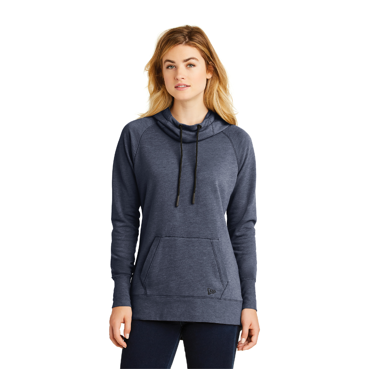 New Era Women's Tri-Blend Fleece Pullover Hoodie Decorated