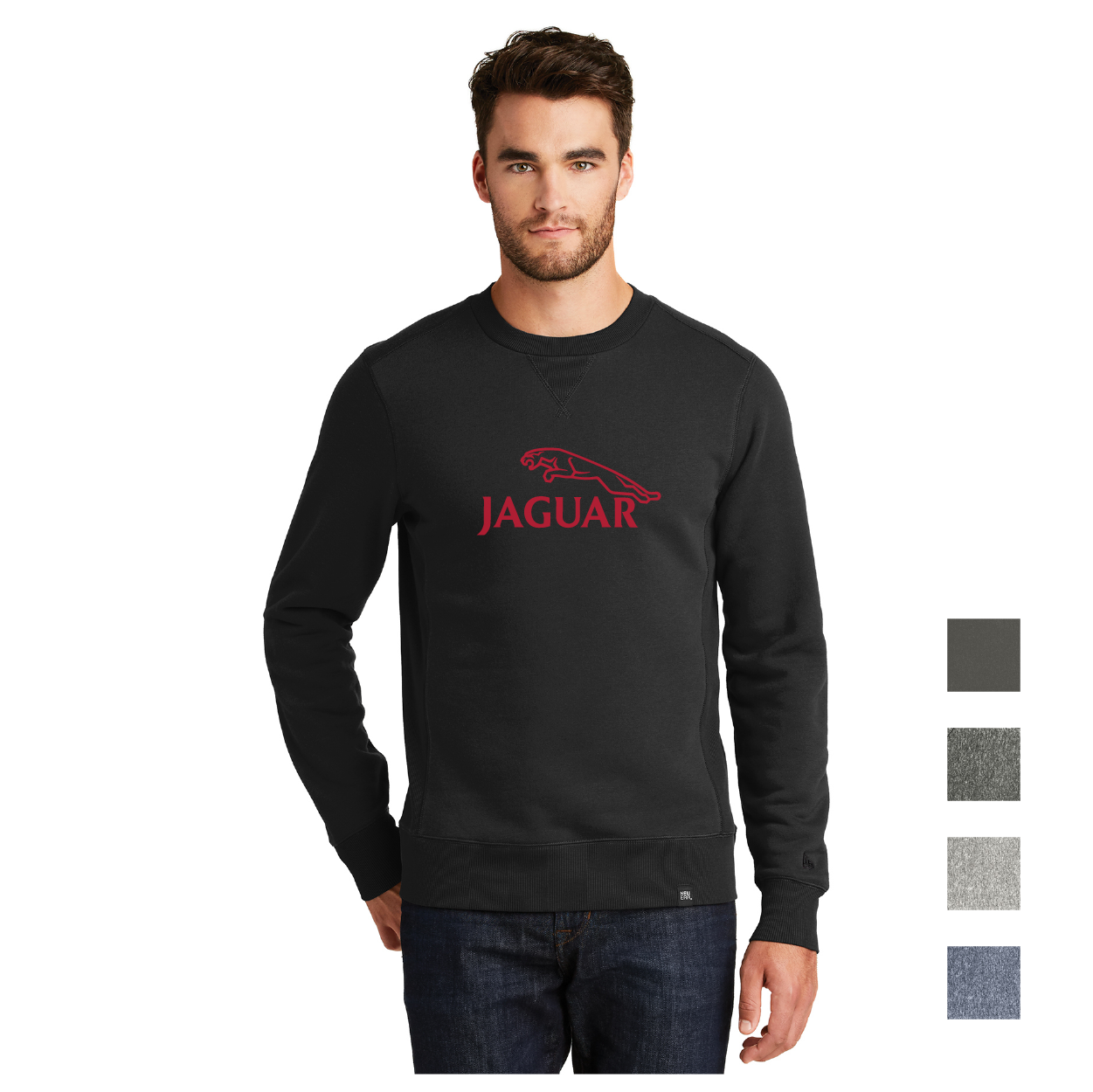 New Era French Terry Crew Decorated - Custom Logo