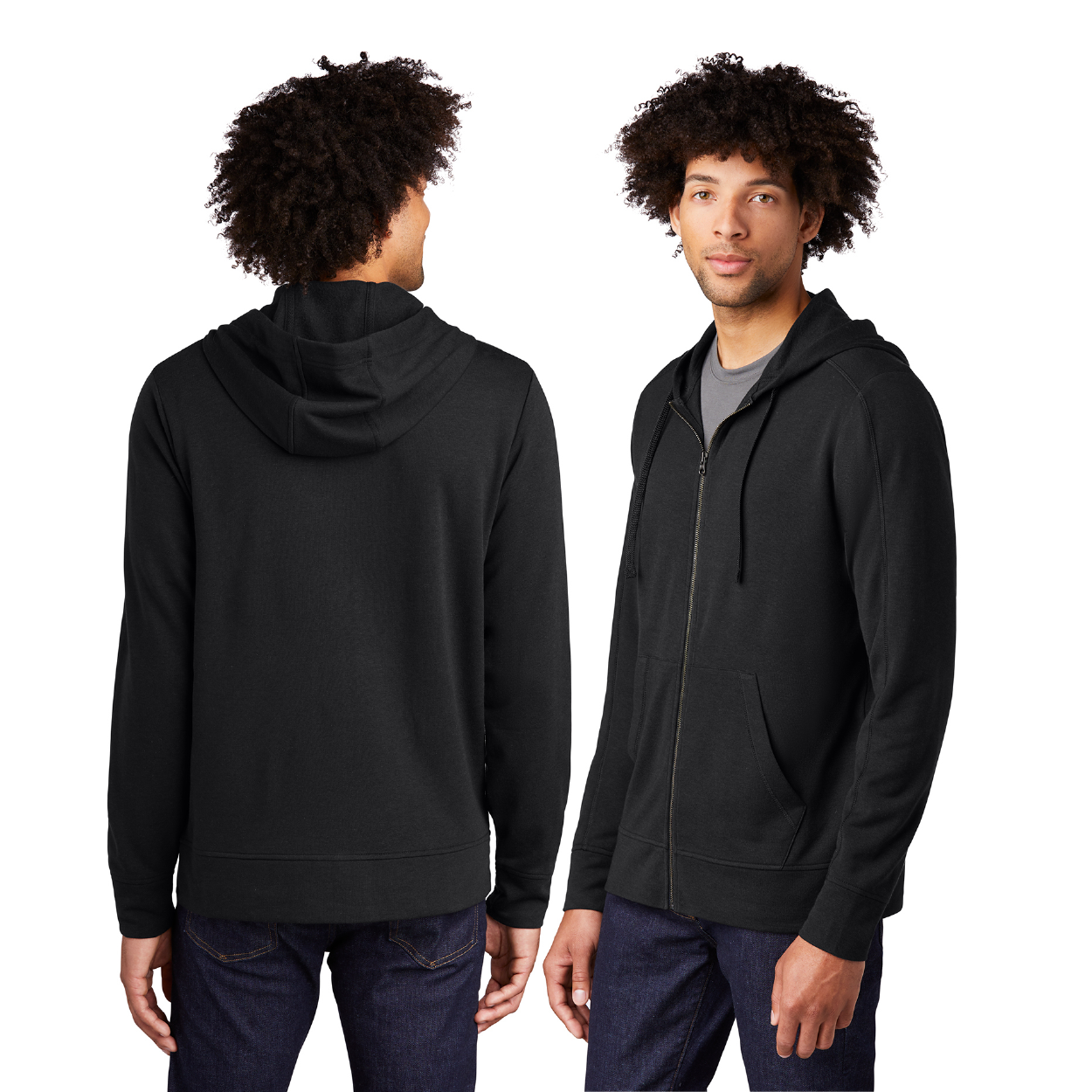 Sport-Tek PosiCharge Tri-Blend Wicking Fleece Full-Zip Hooded Embroidered Jacket Decorated