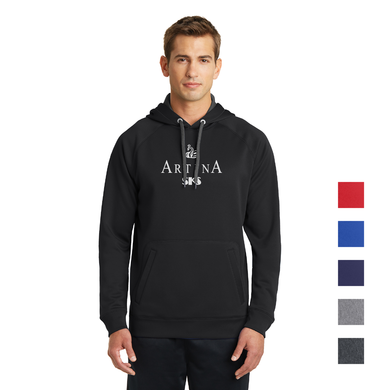 Sport-Tek Tech Fleece Hooded Sweatshirt Decorated - Custom Logo