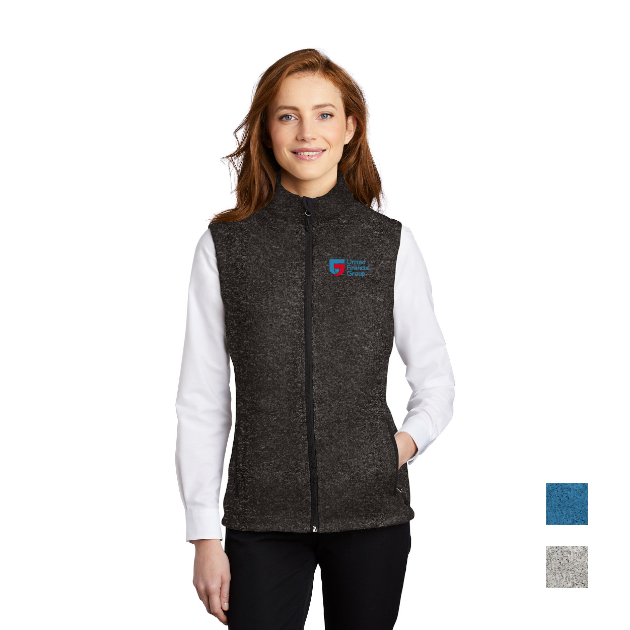 Port Authority Women's Sweater Fleece Embroidered Vest