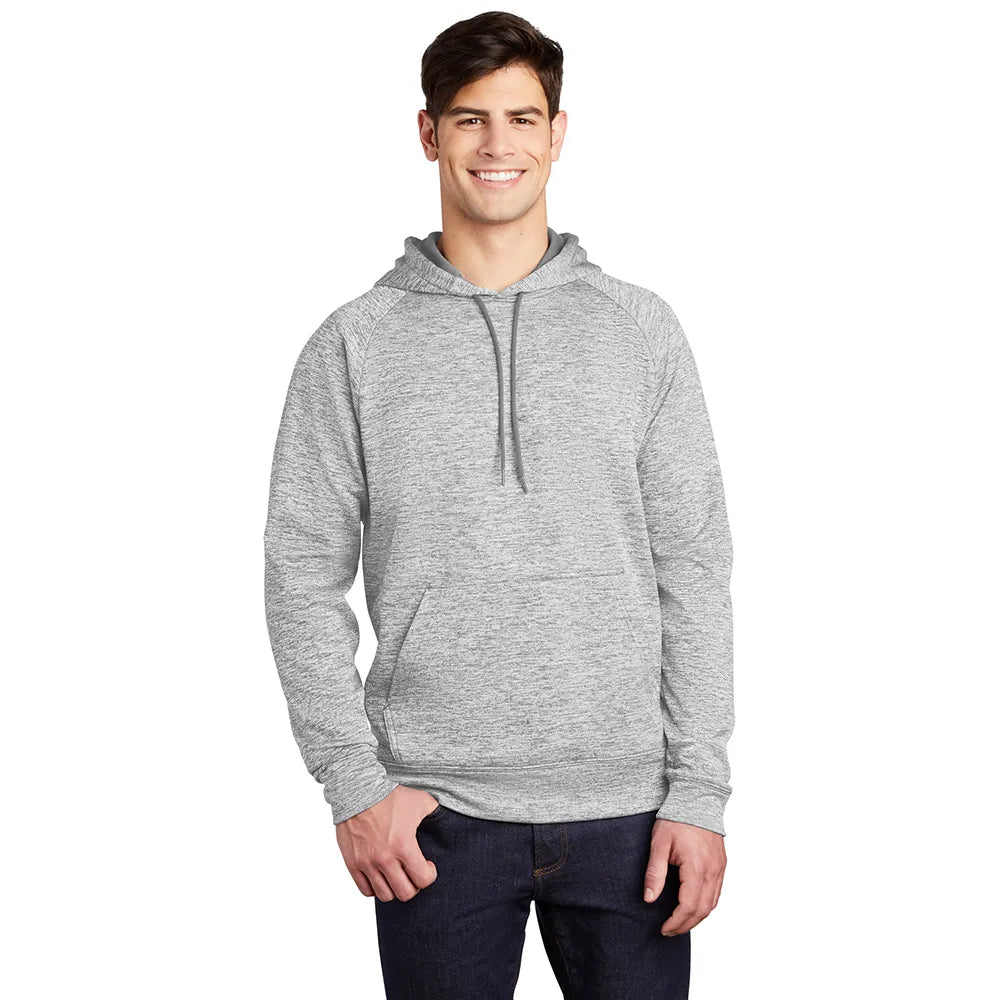 Sport-Tek PosiCharge Electric Heather Fleece Hooded Pullover Decorated