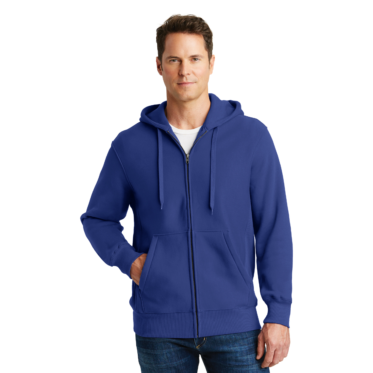 Sport-Tek Super Heavyweight Full-Zip Hooded Sweatshirt Decorated