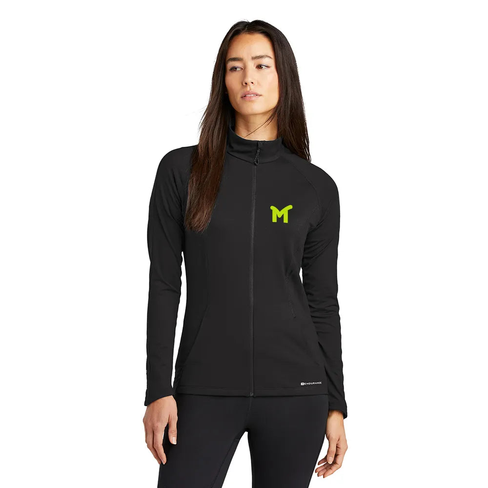 OGIO Women's Radius Full-Zip Decorated - Blacktop