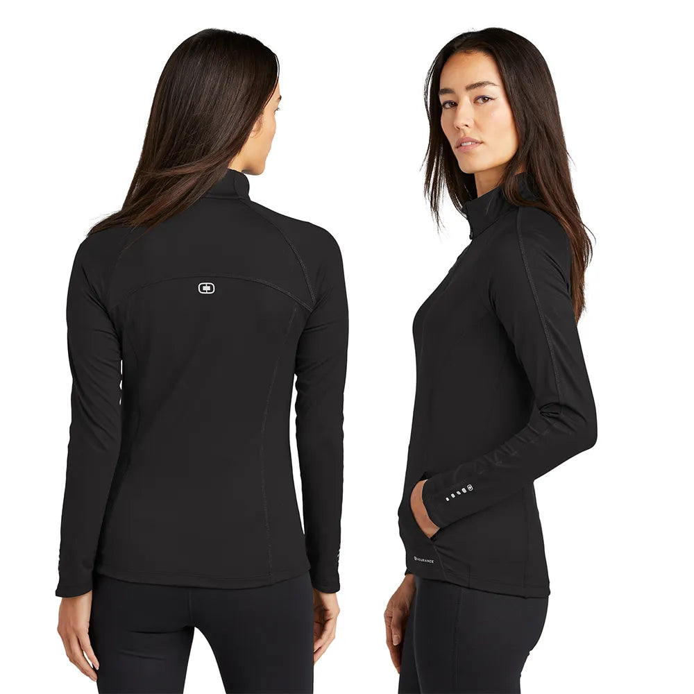 OGIO Women's Radius Full-Zip Decorated - Electric Blue