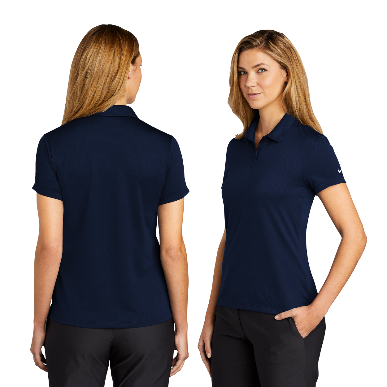 Nike Women's Dry Essential Solid Embroidered Polo - Game Royal Blue (PMS 661C)