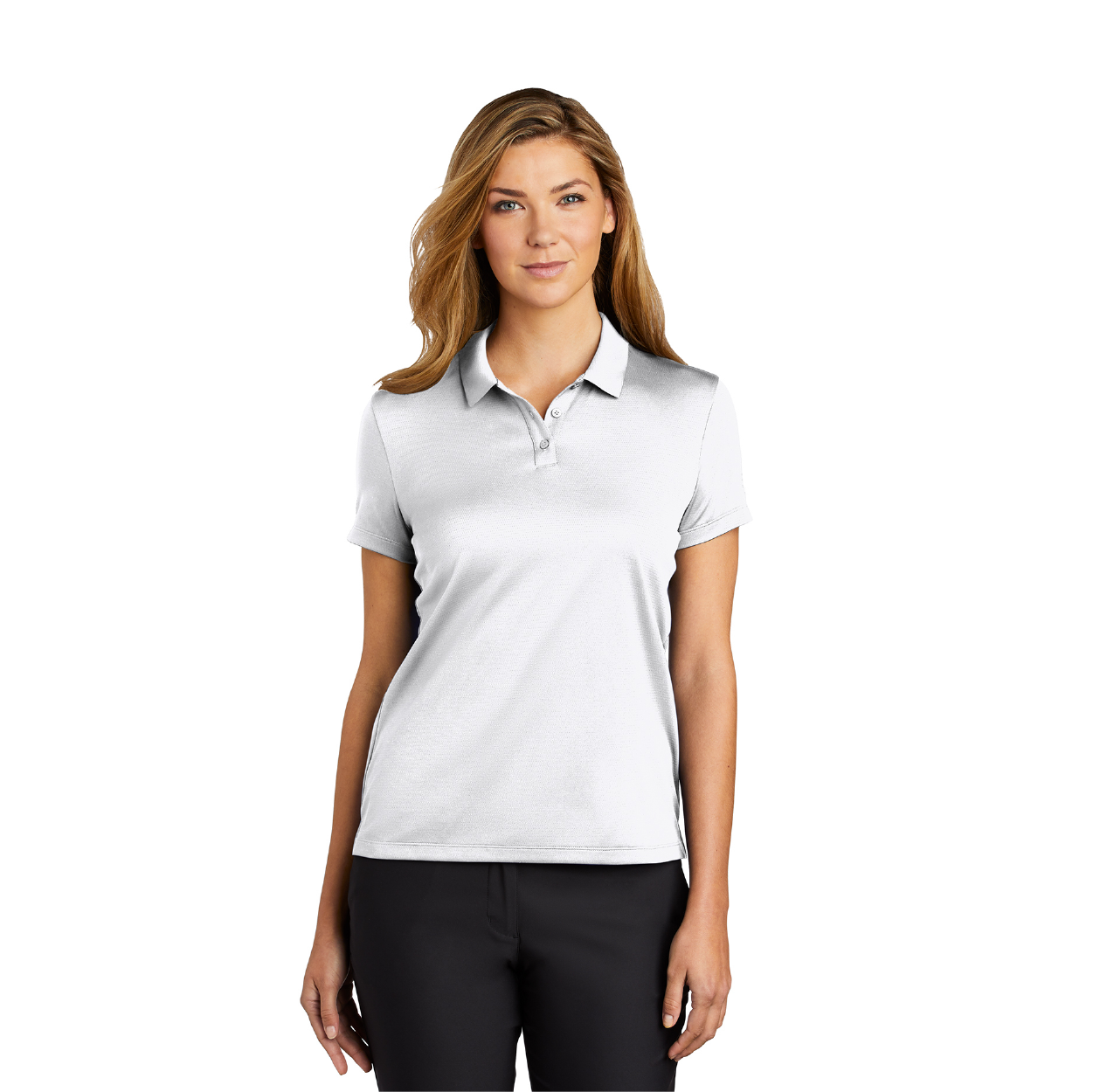 Nike Women's Dry Essential Solid Embroidered Polo - White (PMS WHITE)