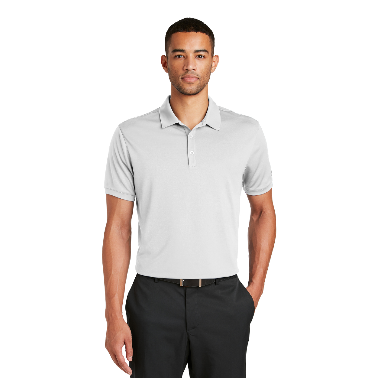 Nike Dri-FIT Players Modern Fit Embroidered Polo - Pine Green