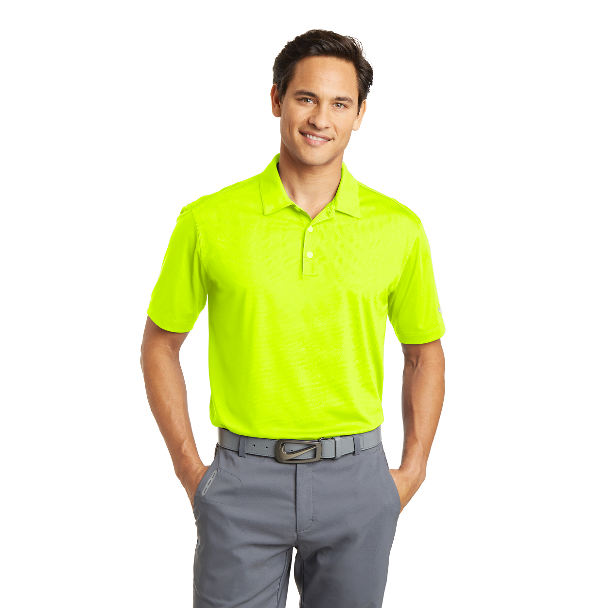 Nike Dri-FIT Vertical Mesh Embroidered Polo - Court Purple