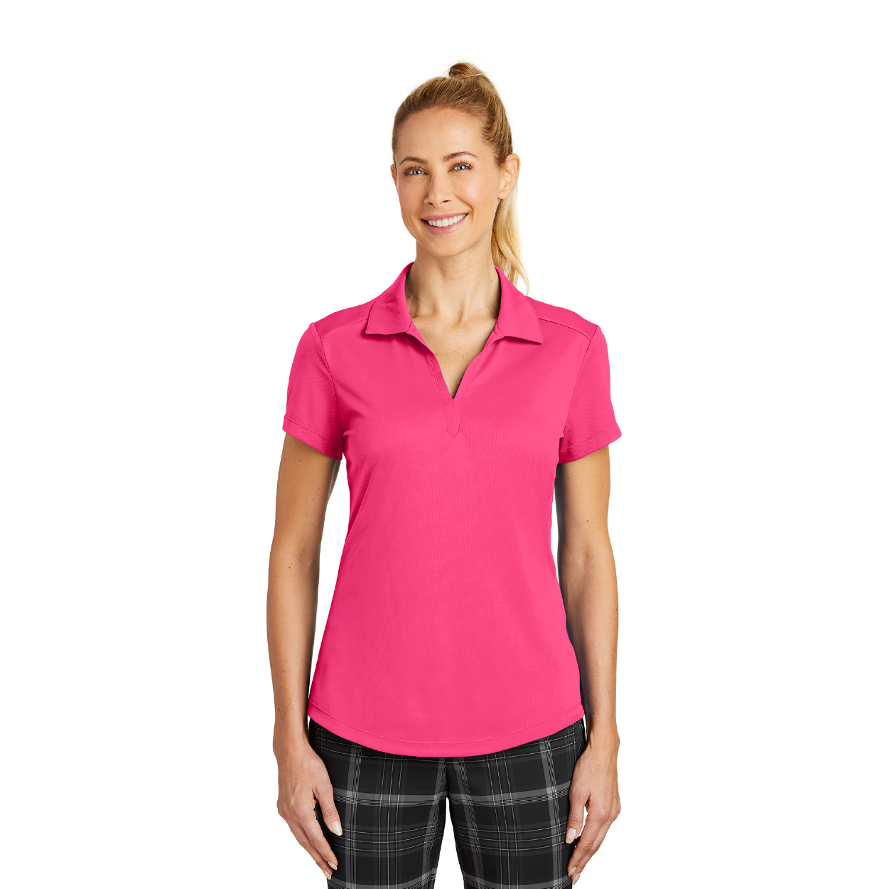 Nike Women's Dri-FIT Legacy Embroidered Polo - Gym Red