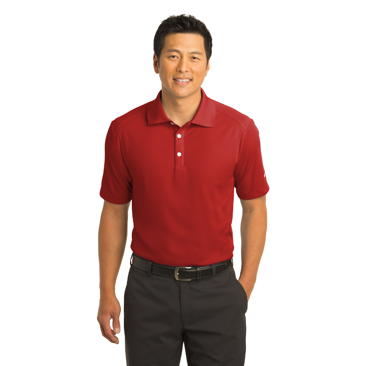 Nike Dri-FIT Classic Embroidered Polo - Light Blue