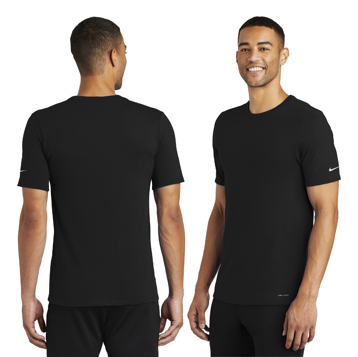 Nike Dri-FIT Cotton/Poly Tee Decorated - Black